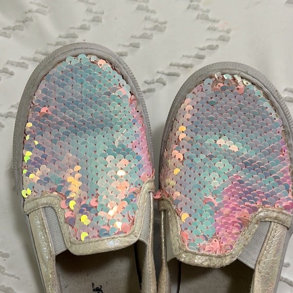 💖 Cat & Jack Flip Sequin Slip On Shoes Size 13 - Picture 7 of 7